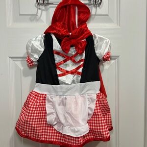 Baby little red riding hood costume